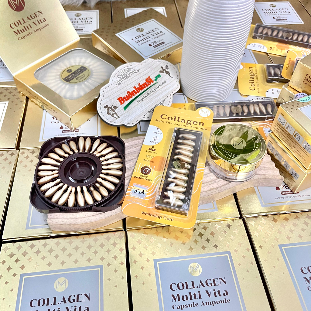 Viên Collagen Tươi JM Multi Vita Capsule Ampoule Hàn Quốc Dưỡng Da, Chống Lão Hóa