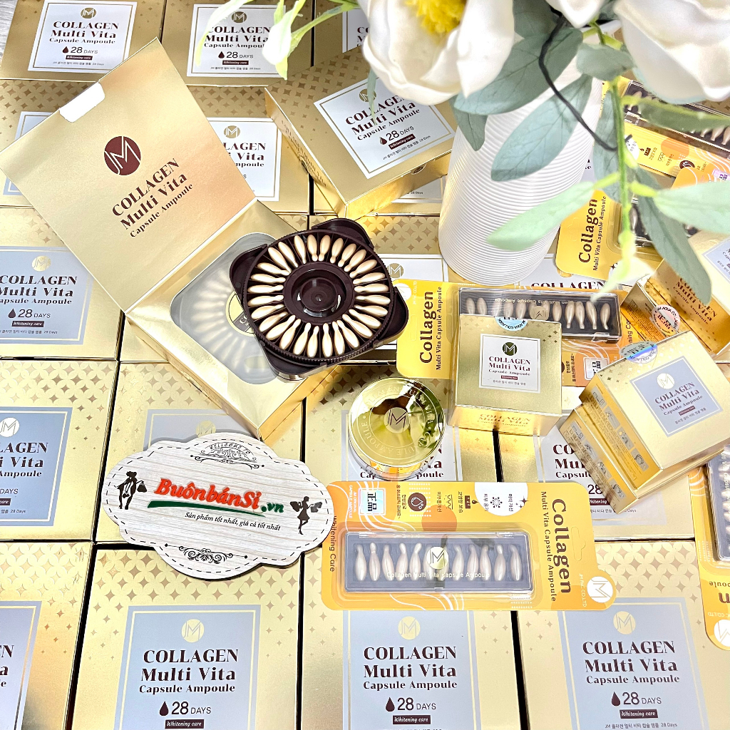 Viên Collagen Tươi JM Multi Vita Capsule Ampoule Hàn Quốc Dưỡng Da, Chống Lão Hóa