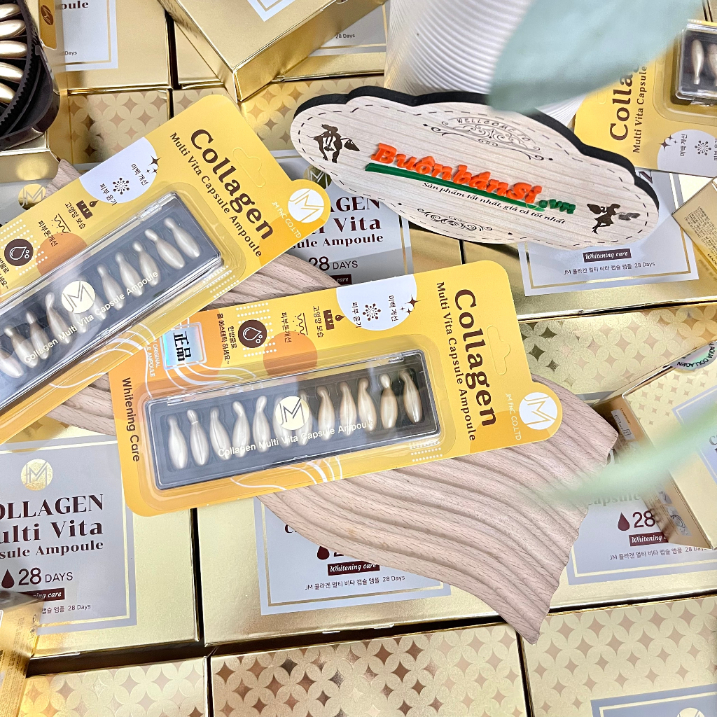 Viên Collagen Tươi JM Multi Vita Capsule Ampoule Hàn Quốc Dưỡng Da, Chống Lão Hóa