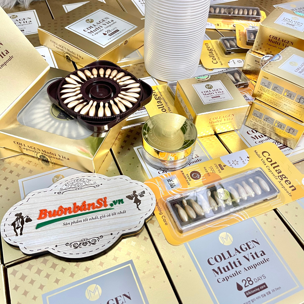 Viên Collagen Tươi JM Multi Vita Capsule Ampoule Hàn Quốc Dưỡng Da, Chống Lão Hóa