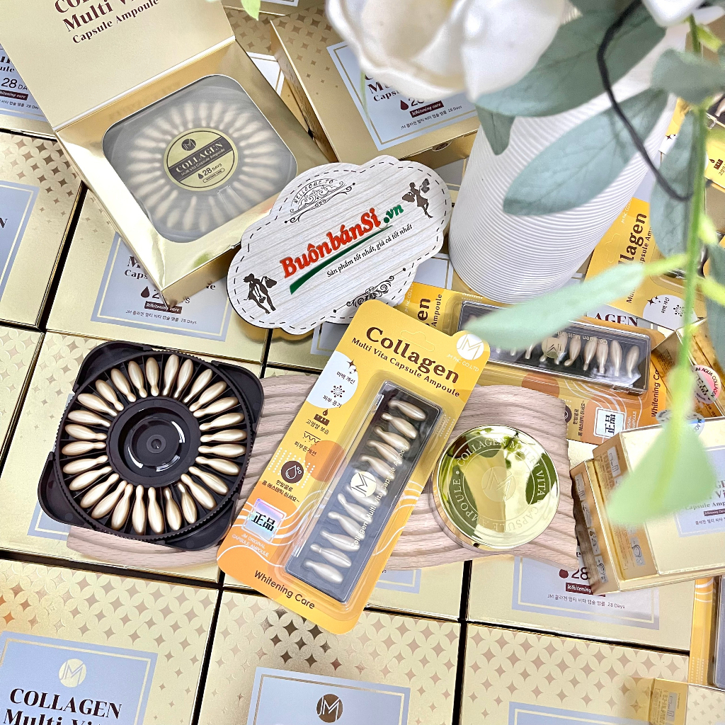Viên Collagen Tươi JM Multi Vita Capsule Ampoule Hàn Quốc Dưỡng Da, Chống Lão Hóa