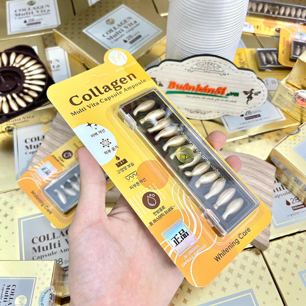 Viên Collagen Tươi JM Multi Vita Capsule Ampoule Hàn Quốc Dưỡng Da, Chống Lão Hóa