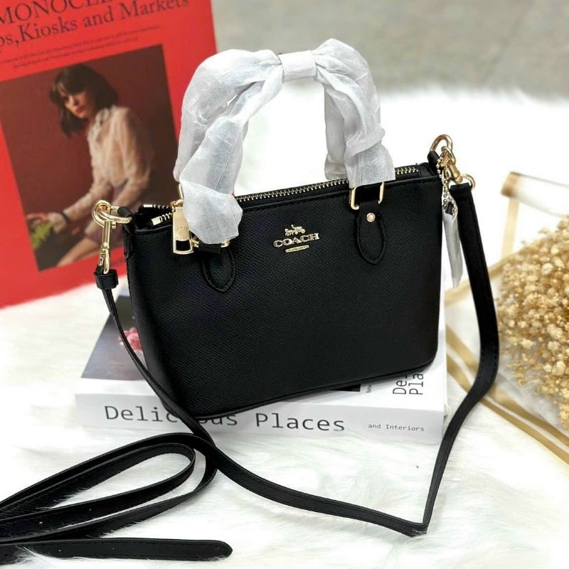 Túi C0ach Mini Gallery Crossbody✨Size mini siêu cưng