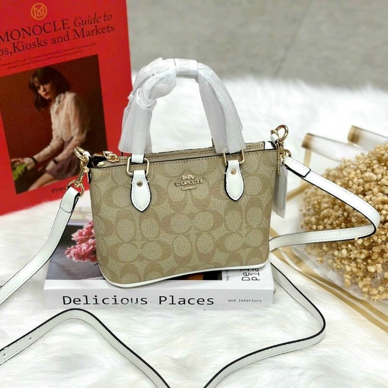 Túi C0ach Mini Gallery Crossbody✨Size mini siêu cưng