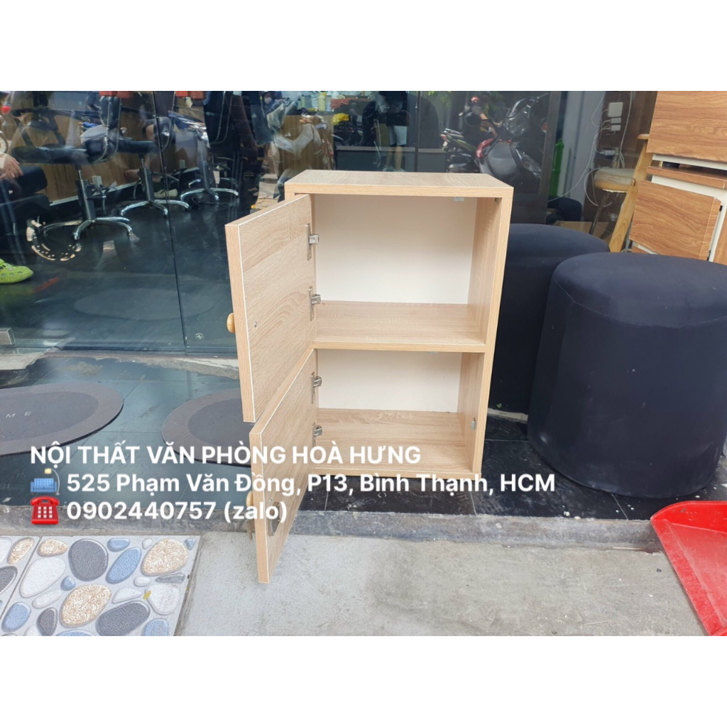 TỦ LOCKER MINI 2 CÁNH CAO 70CM MÀU SỒI