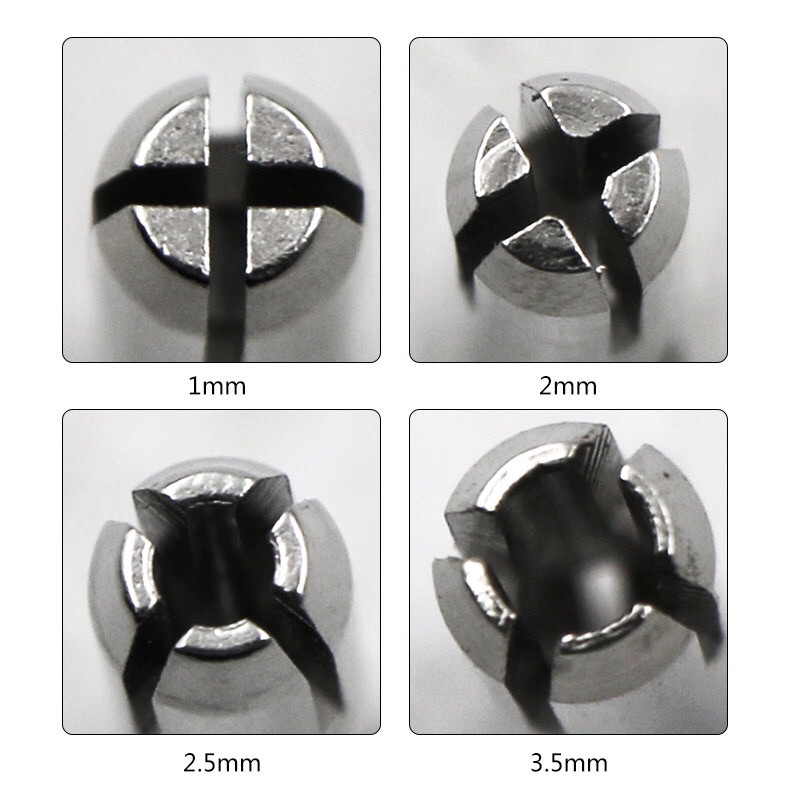 Bộ 10 mũi khoan mini HSS nhiều kích cơ (0.8-3.0) kèm tool khoan chuyên dụng trong làm trang sức và sửa đồng hồ