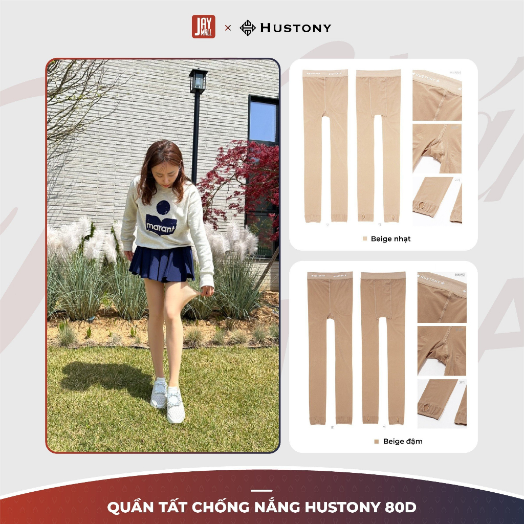 (CHÍNH HÃNG) Quần Tất Chống Nắng Chống Tia UV Cooling Hustony Hàn Quốc 80D