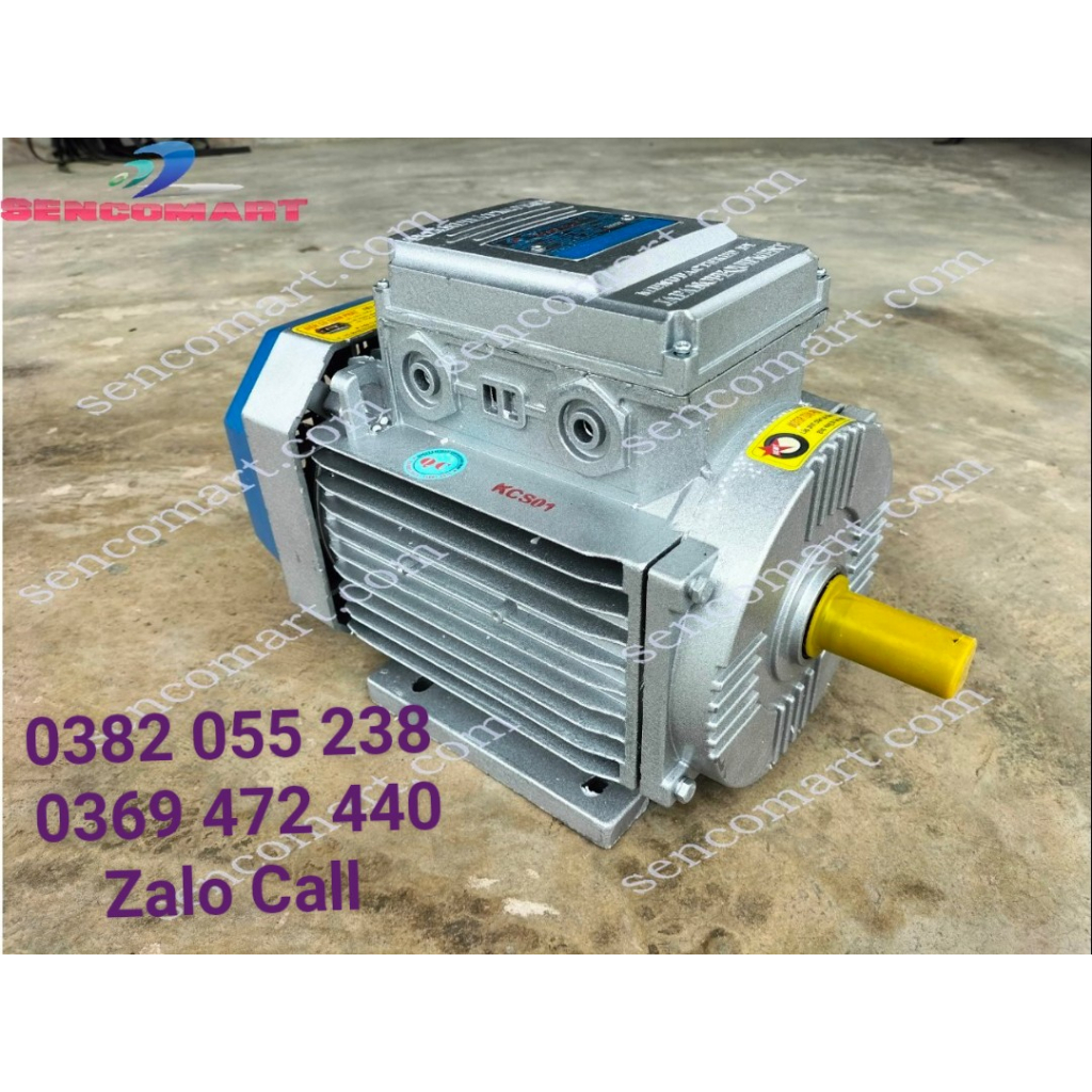 XẢ KHO motor động cơ điện 1 pha 1,5kw vòng tua 1400v/p, lõi đồng 100%