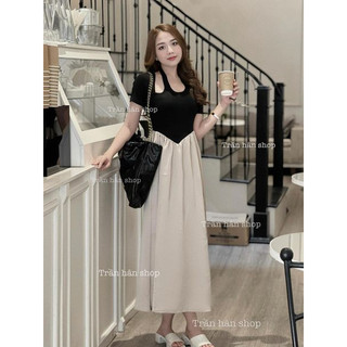 ĐẦM ĐEN PHỐI KEM 3008053