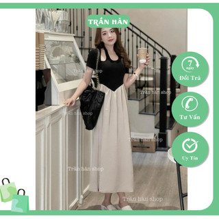 ĐẦM ĐEN PHỐI KEM 3008053