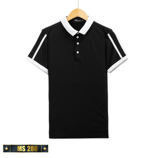 Áo thun nam polo chất vải cá sấu co giãn 4 chiều, áo phông ALi 280