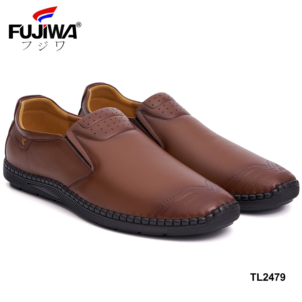 Giày Lười Nam Da Bò FUJIWA - TL2479. Lót Giày Rất Êm Chân. Được Đóng Thủ Công (Handmade). Size: 38, 39, 40, 41, 42, 43