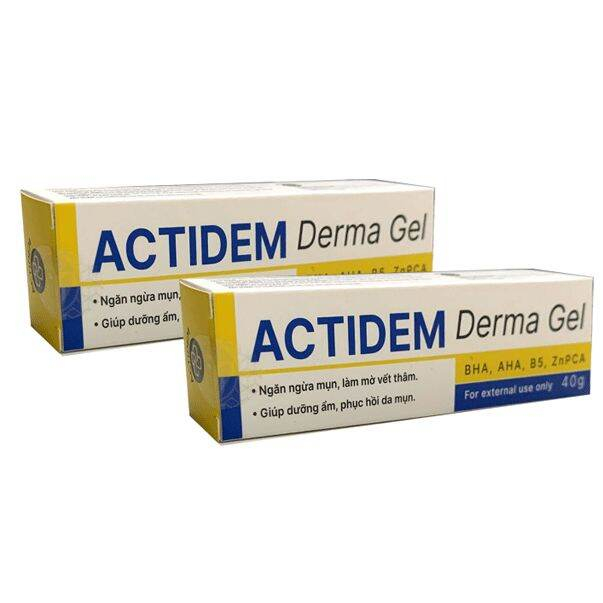 Gel giảm mụn, dưỡng ẩm da ACTIDEM Derma Gel 18g / 40g