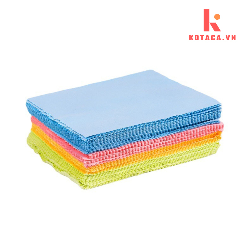 Khăn Lau Kính Lau Màn Hình Điện Thoại Mắt Kính Máy Quay Chụp Ảnh Thấm Hút Nước Kích Thước 14x17 cm