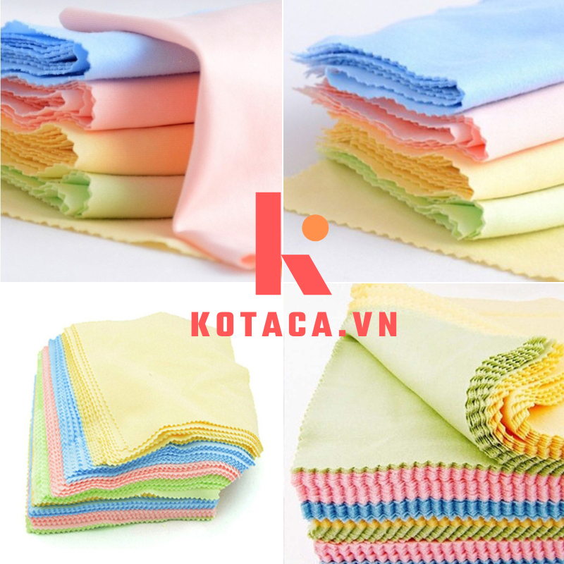 Khăn Lau Kính Lau Màn Hình Điện Thoại Mắt Kính Máy Quay Chụp Ảnh Thấm Hút Nước Kích Thước 14x17 cm