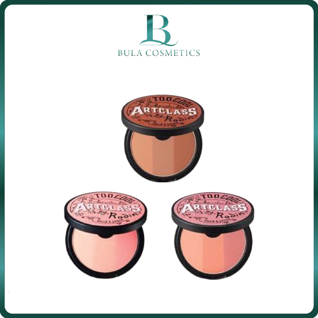 Phấn Má Hồng 3 Màu Too Cool For School ArtClass By Rodin Blusher Bột Phấn Siêu Mịn, Phù Hợp Da Dầu (9.5g)