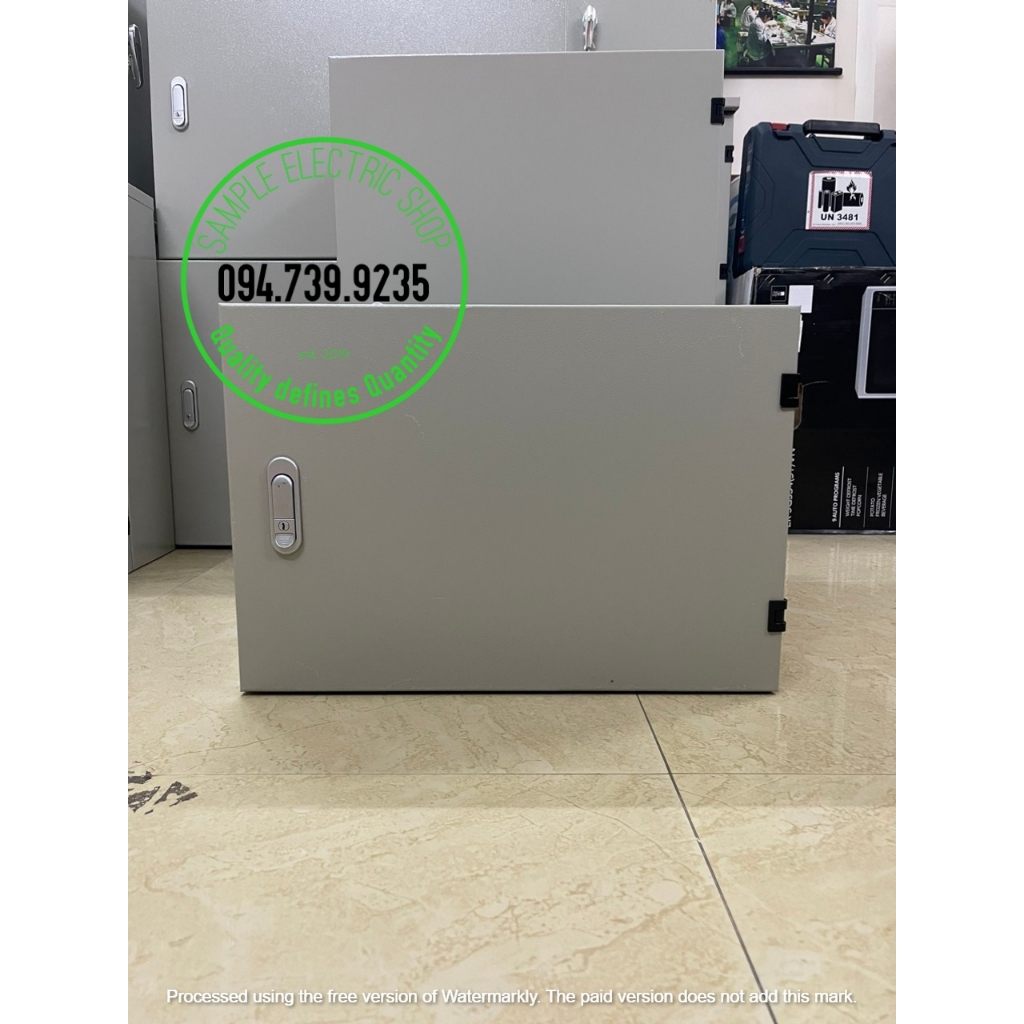Vỏ Tủ Điện Ngang 45x35x20 cm - Tủ điện công nghiệp - Tủ Điện Ngang 450x350x200mm - Tủ Ngang Rộng 45 Cao 35 Sâu 20 (cm)