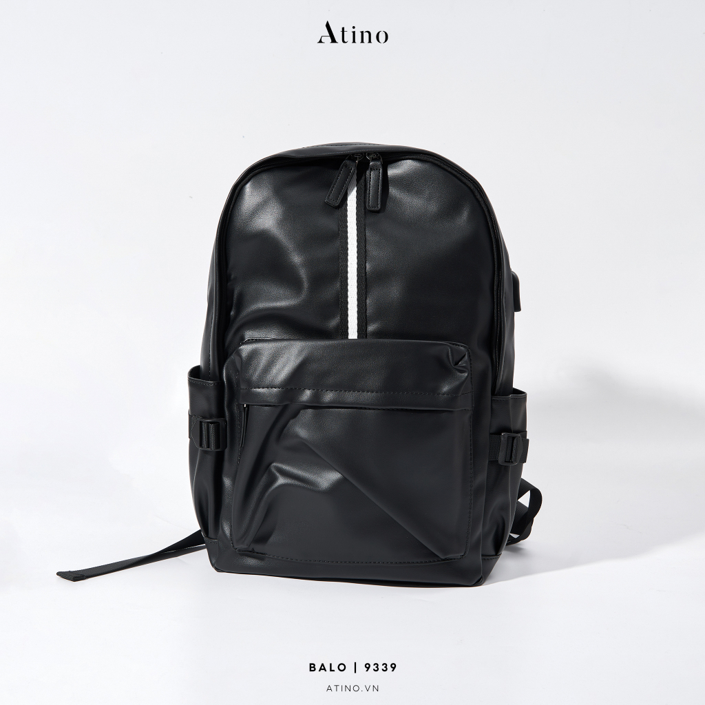 Ba lô Da Nam ATINO Chất Liệu Da PU Balo Kiểu Dáng Thời Trang TC1.9339