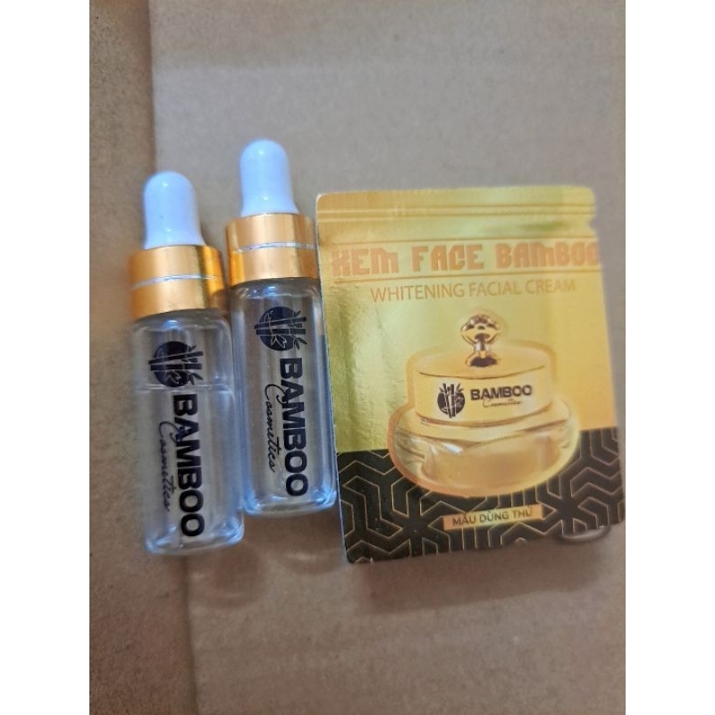 Combo 5 FACE LỤA và 5 SERUM mini Bamboo