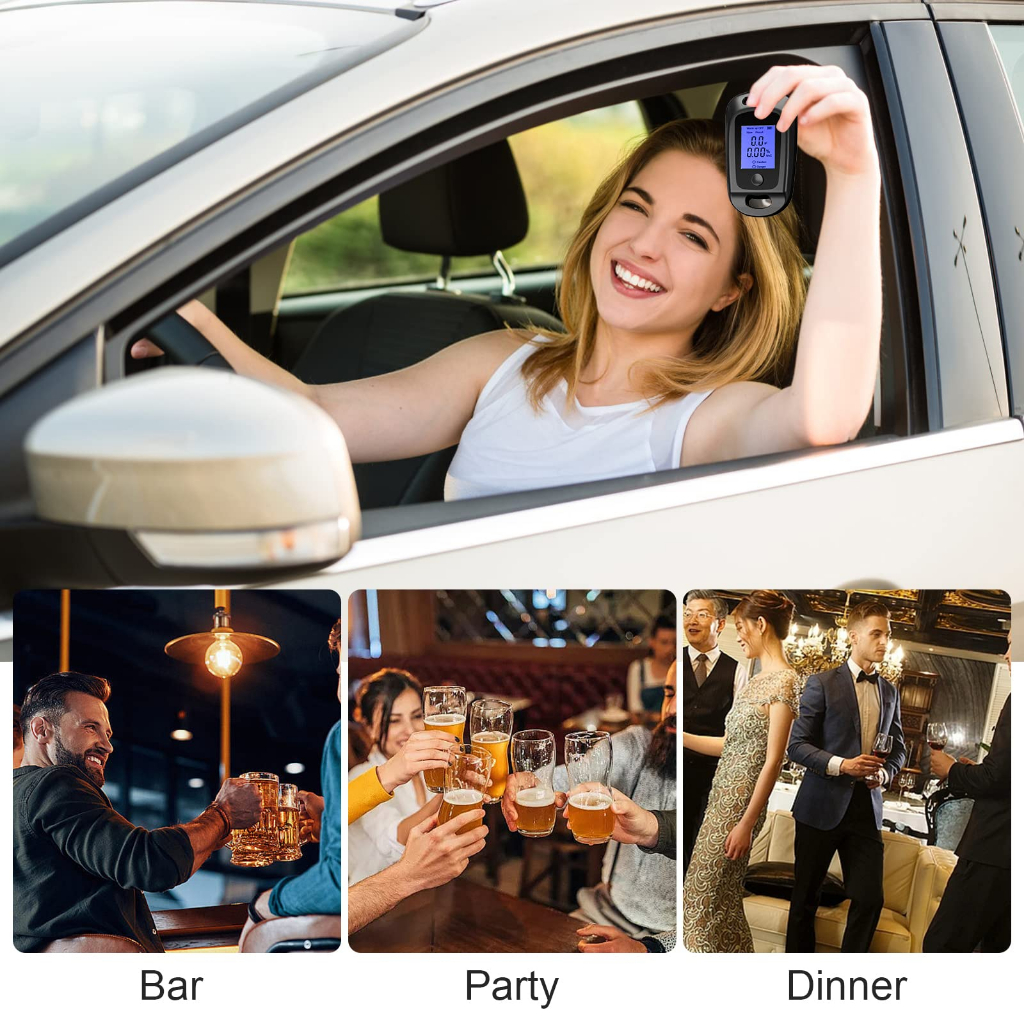 Máy đo nồng độ cồn mini cá nhân Alcoholímetro Pro cao cấp   ☘️ FREESHIP ☘️