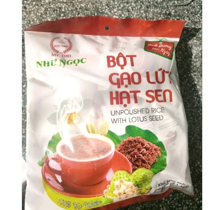 Trà gạo lức hạt sen Như ngọc (Thơm ngon)