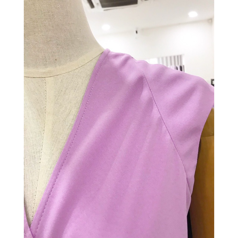 Đầm clothesrack xoắn Lavender