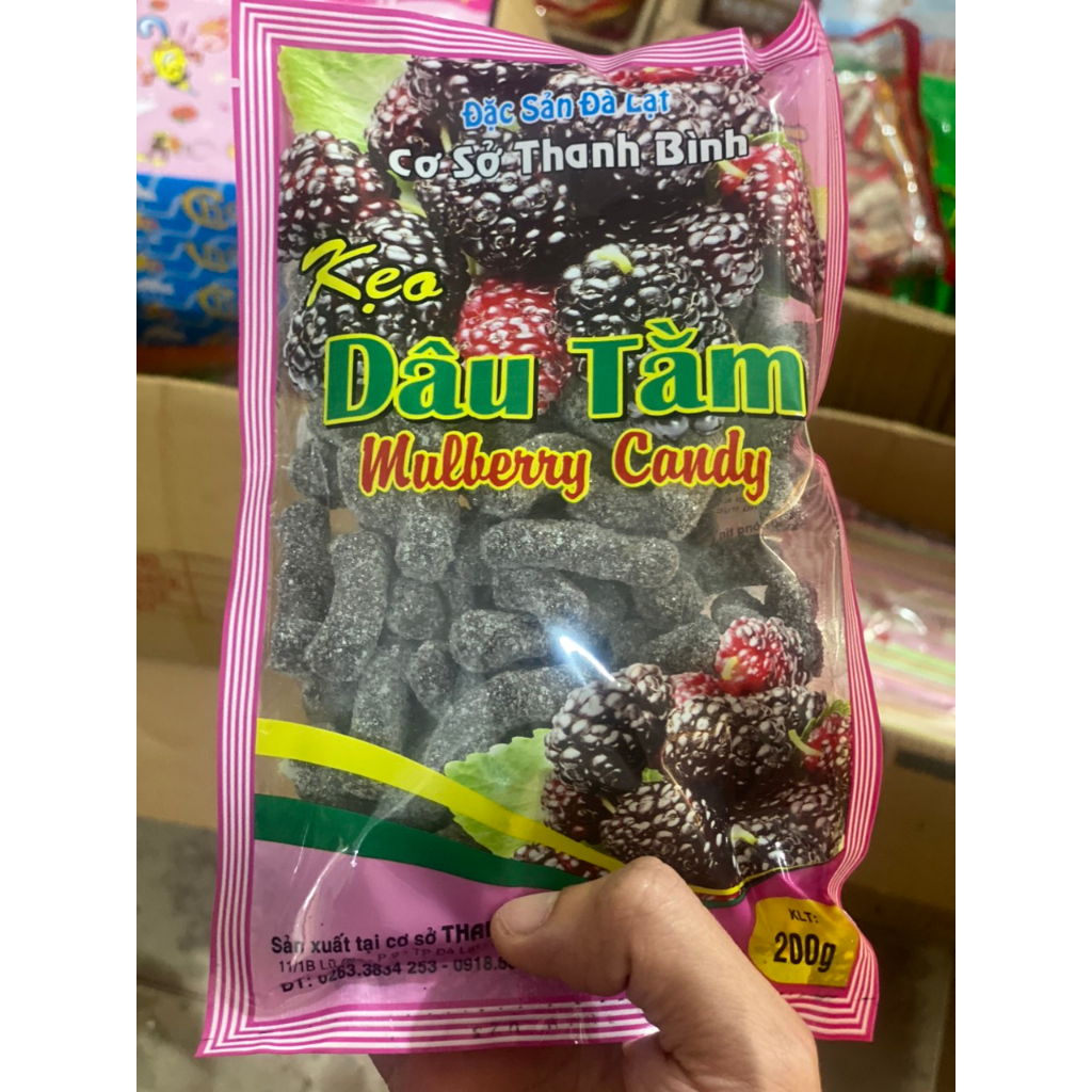 Kẹo dâu tằm đặc sản Đà Lạt gói 200g