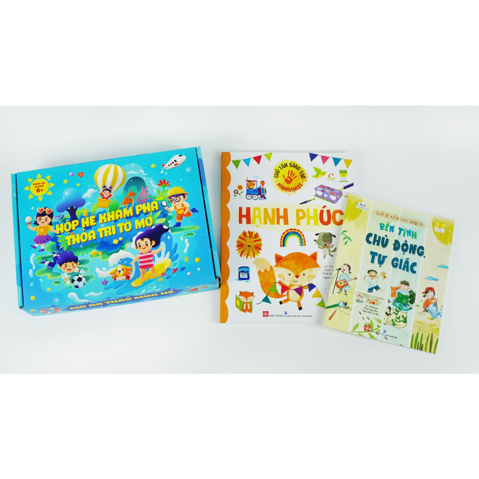 Sách - Hộp hè khám phá, thỏa trí tò mò - Mở ra thấy mua hè cho trẻ từ 6 tuổi - Đinh Tị Books