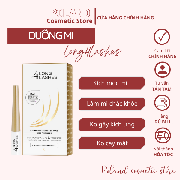 Dưỡng mi TĂNG TỐC MỌC MI 4Long Lashes 3ml