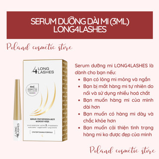 Dưỡng mi TĂNG TỐC MỌC MI 4Long Lashes 3ml