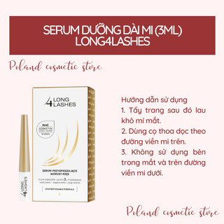 Dưỡng mi TĂNG TỐC MỌC MI 4Long Lashes 3ml