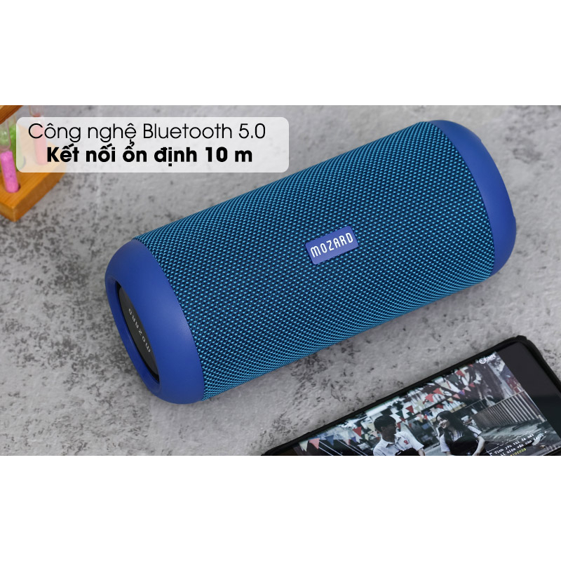 Loa Bluetooth Mozard E8 Xanh Navy