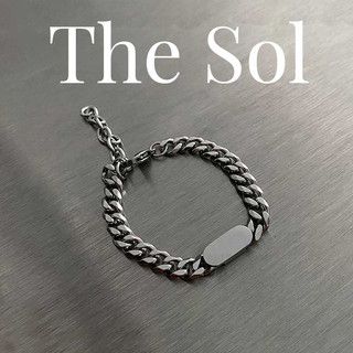 Lắc Tay Thép Không Gỉ Unisex Silver Bar thesolvn