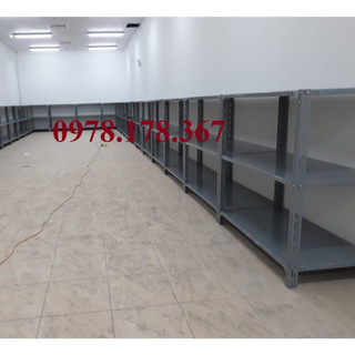 Kệ v lỗ đa năng màu xám - dài 1.2m x rộng 50 x cao 80cm x 3 mâm