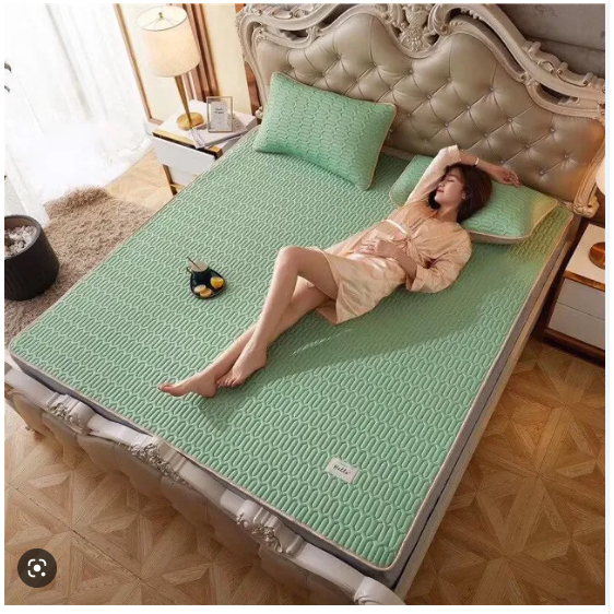 Chiếu điều hoà - nệm nằm, thảm cao su non không bí lưng HÀNG LOẠI 1 (TẶNG 2 VỎ GỐI)- đủ mẫu mã- đủ kích thước