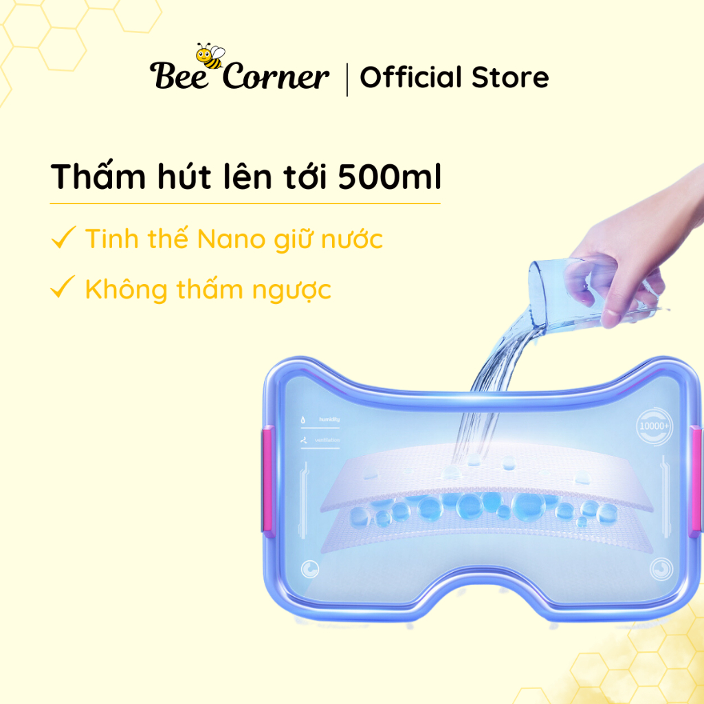 Tấm Lót Chống Thấm Cho Bé Thay Tã Bỉm Deeyeo 33cm x 45cm - 60cm x 90cm, Miếng Lót Chống Thấm Dùng 1 lần Beecorner