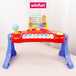 Đồ chơi Đàn nhạc mini có đèn và micro cho bé Winfun 2016