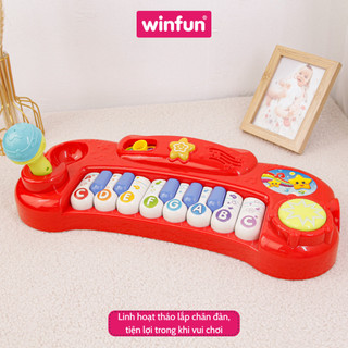 Đồ chơi Đàn nhạc mini có đèn và micro cho bé Winfun 2016