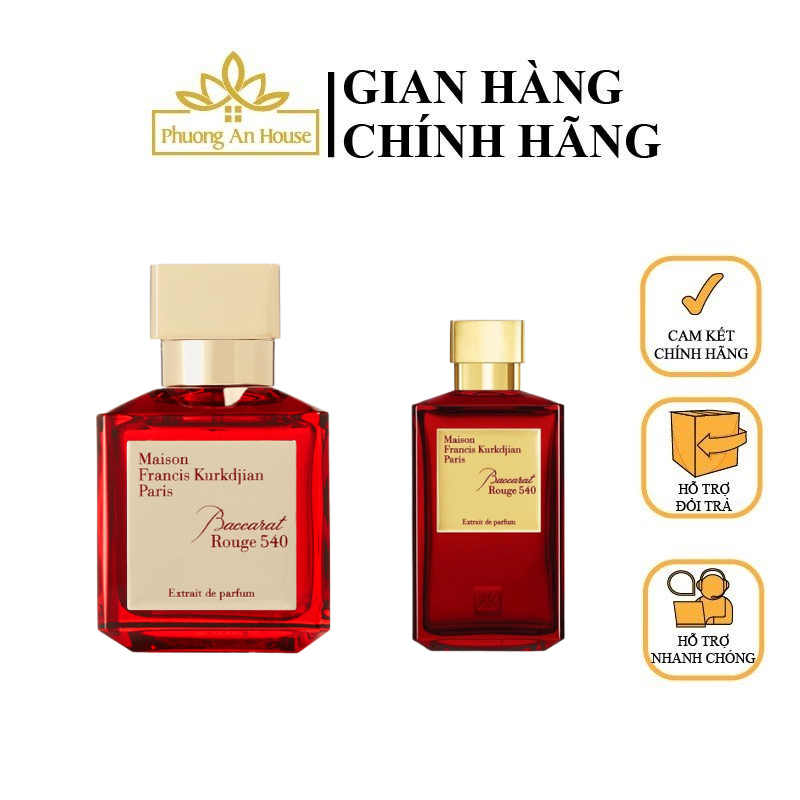 Nước Hoa Maison Francis Kurkdjian Baccarat Rouge 540 Extrait De Parfum Hàng chính hãng - PHUONGANHOUSE