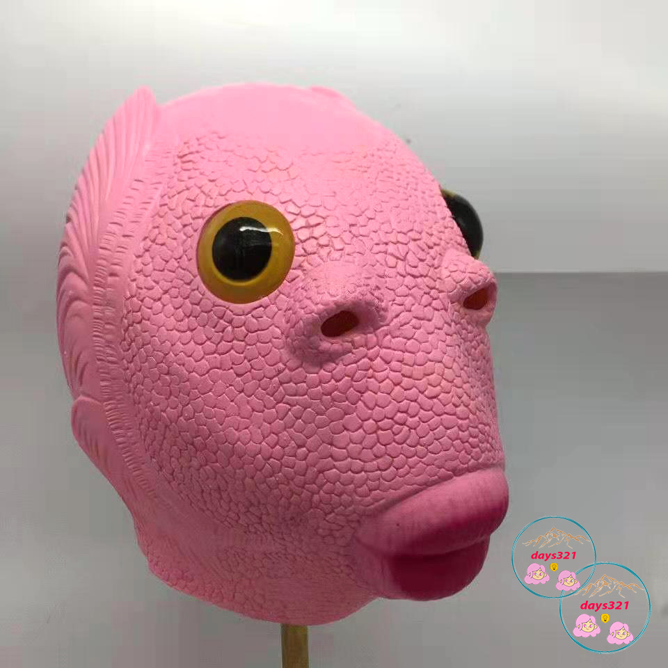 Mặt Nạ Hóa Trang Hình Cá Bằng Silicone Cho Người Lớn