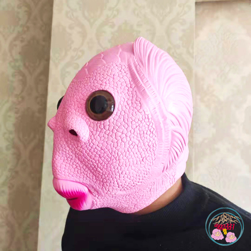 Mặt Nạ Hóa Trang Hình Cá Bằng Silicone Cho Người Lớn