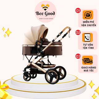 Xe đẩy kiêm nôi ru cho bé beleco hàng chính hãng bảo hành 6 tháng