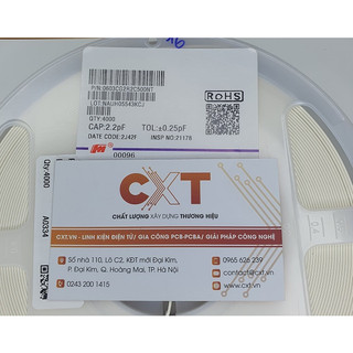[Dây 10 cái] Tụ dán 0603 50V các giá trị SMD0603