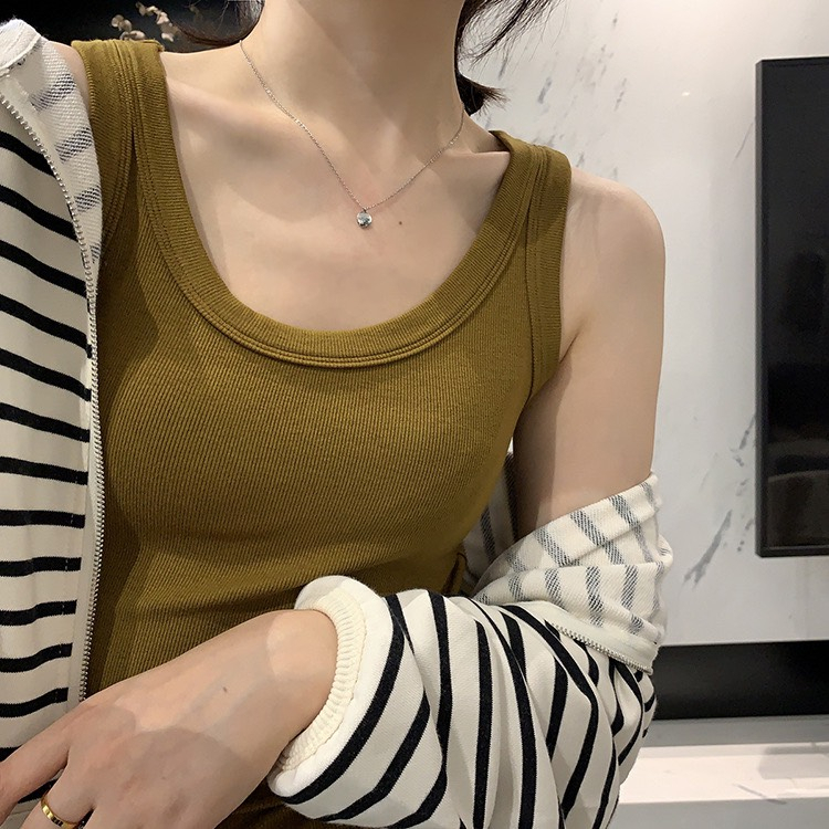 Áo thun 3 lỗ sát nách Trendy, Áo tanktop dáng dài nữ không tay chất thun borip thấm hút mồ hôi mèm mát AD08