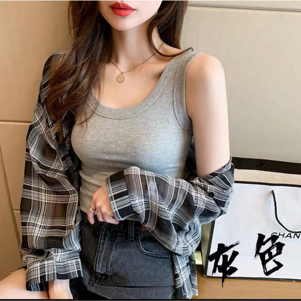 Áo thun 3 lỗ sát nách Trendy, Áo tanktop dáng dài nữ không tay chất thun borip thấm hút mồ hôi mèm mát AD08