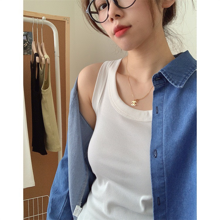 Áo thun 3 lỗ sát nách Trendy, Áo tanktop dáng dài nữ không tay chất thun borip thấm hút mồ hôi mèm mát AD08