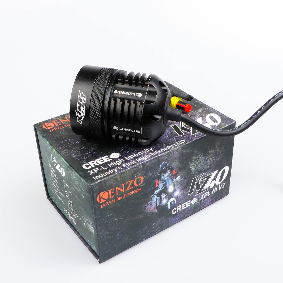 Đèn Trợ Sáng Kenzo40, L4X KingLed Sáng Gom Mạnh , Chiếu Xa Tặng Len Vàng