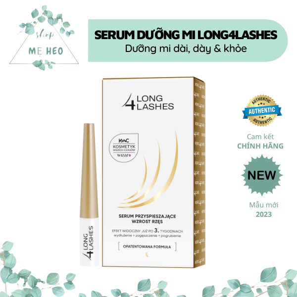 Dưỡng mi Long4Lashes chăm sóc & nuôi dưỡng lông mi chắc khoẻ, mọc dài & dày