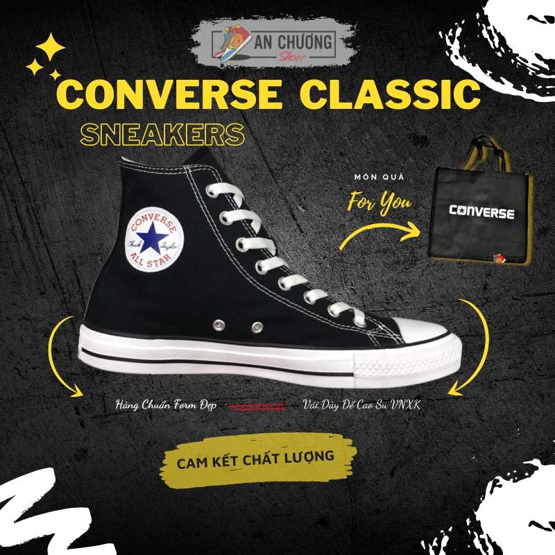CV Classic Cổ Cao - Giày Sneaker Giá Rẻ Được Ưa Chuộng - Cam Kết Chất Lượng - Ảnh Chụp Sp Thật