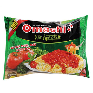 Mì trộn Omachi xốt Spaghetti gói 90g túi 5 gói
